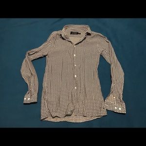 Topman button down geometric print size S